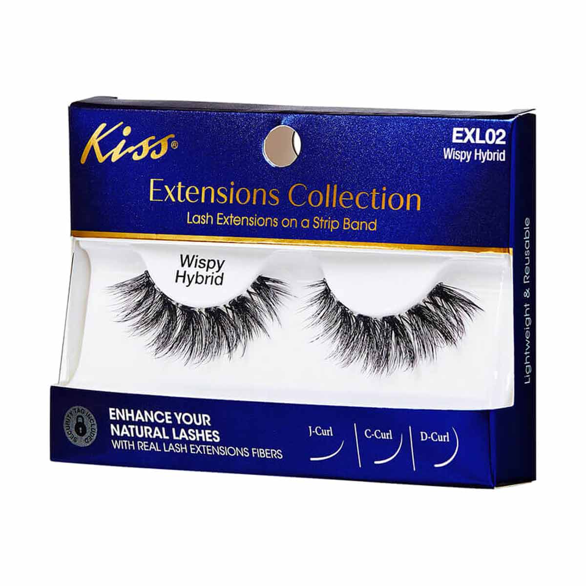 Kiss Extensions Collection Eyelashes - Wispy Hybrid