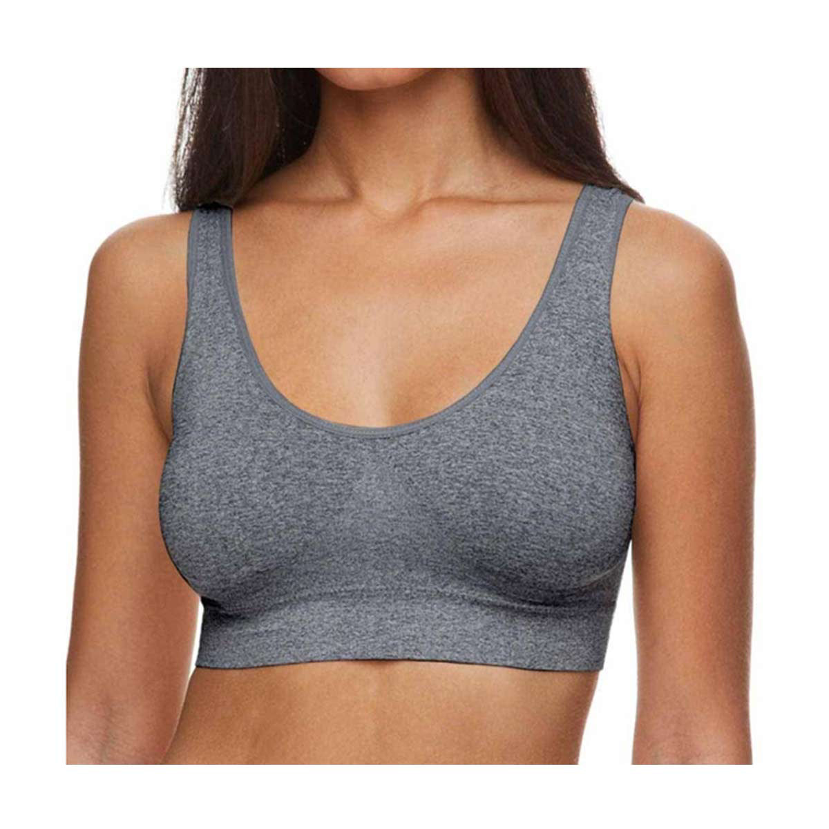 Zone Pro Padded Bra Gray Comfy XL