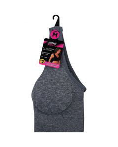 Zone Pro Padded Bra Gray Comfy M
