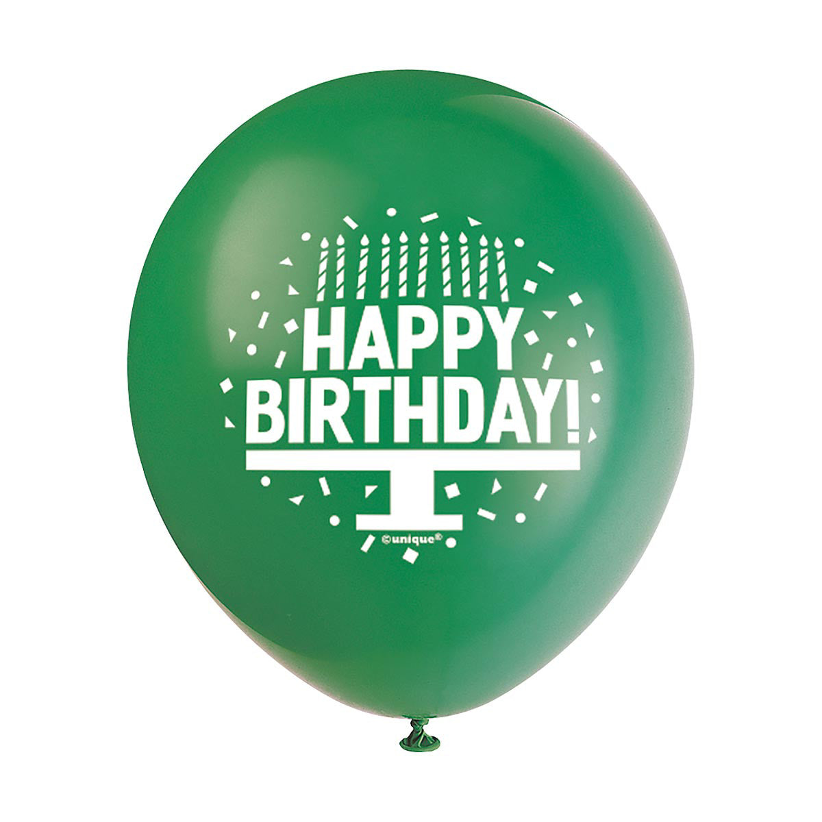 321 Party! 12" Latex Birthday Cake Balloons, 10 ct