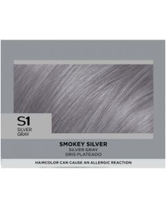 L'Oreal Paris Feria Multi-Faceted Shimmering Permanent Hair Color, Smokey Silver