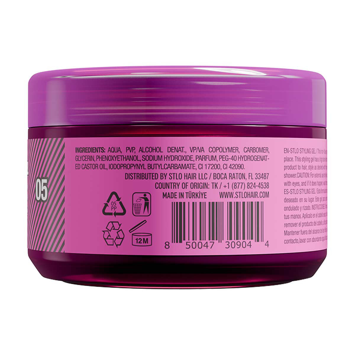 Stlo Hair Styling Gel, 10 fl oz