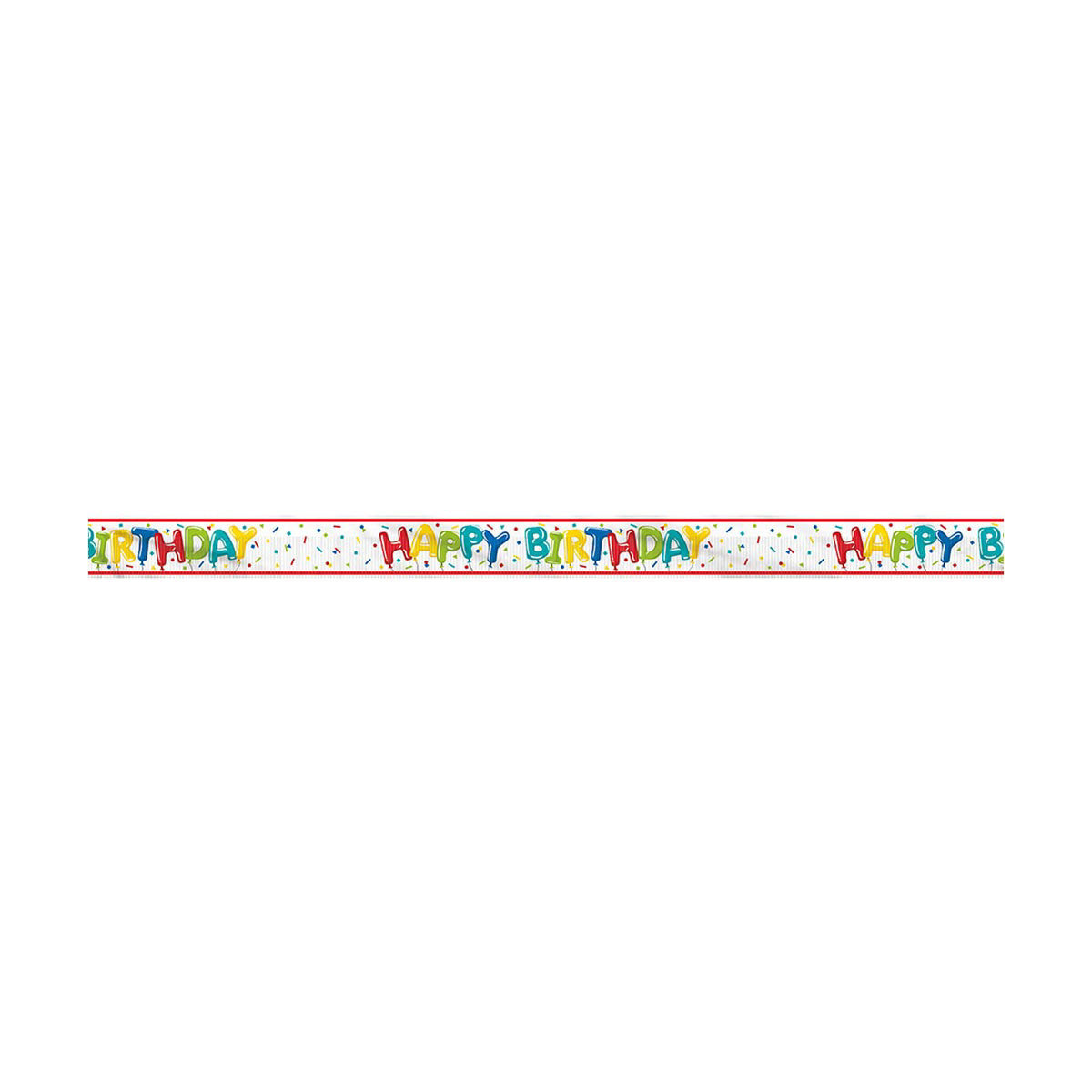 321 Party! 12 ft Foil Fringe Colorful Balloon Birthday Banner