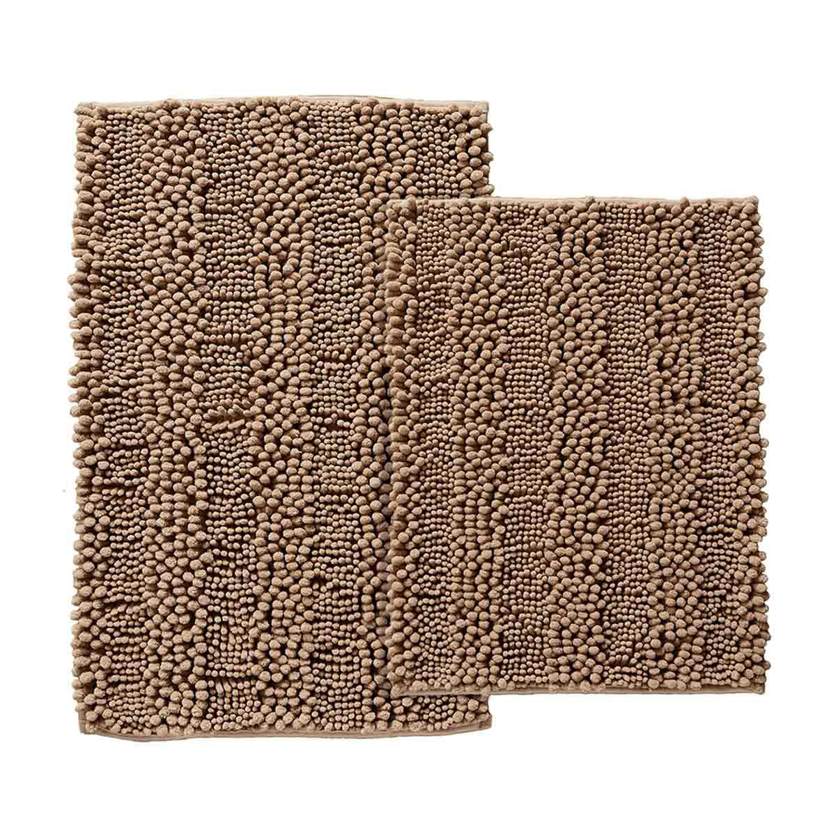2 Piece Chenille Bath Rug Set, Assorted