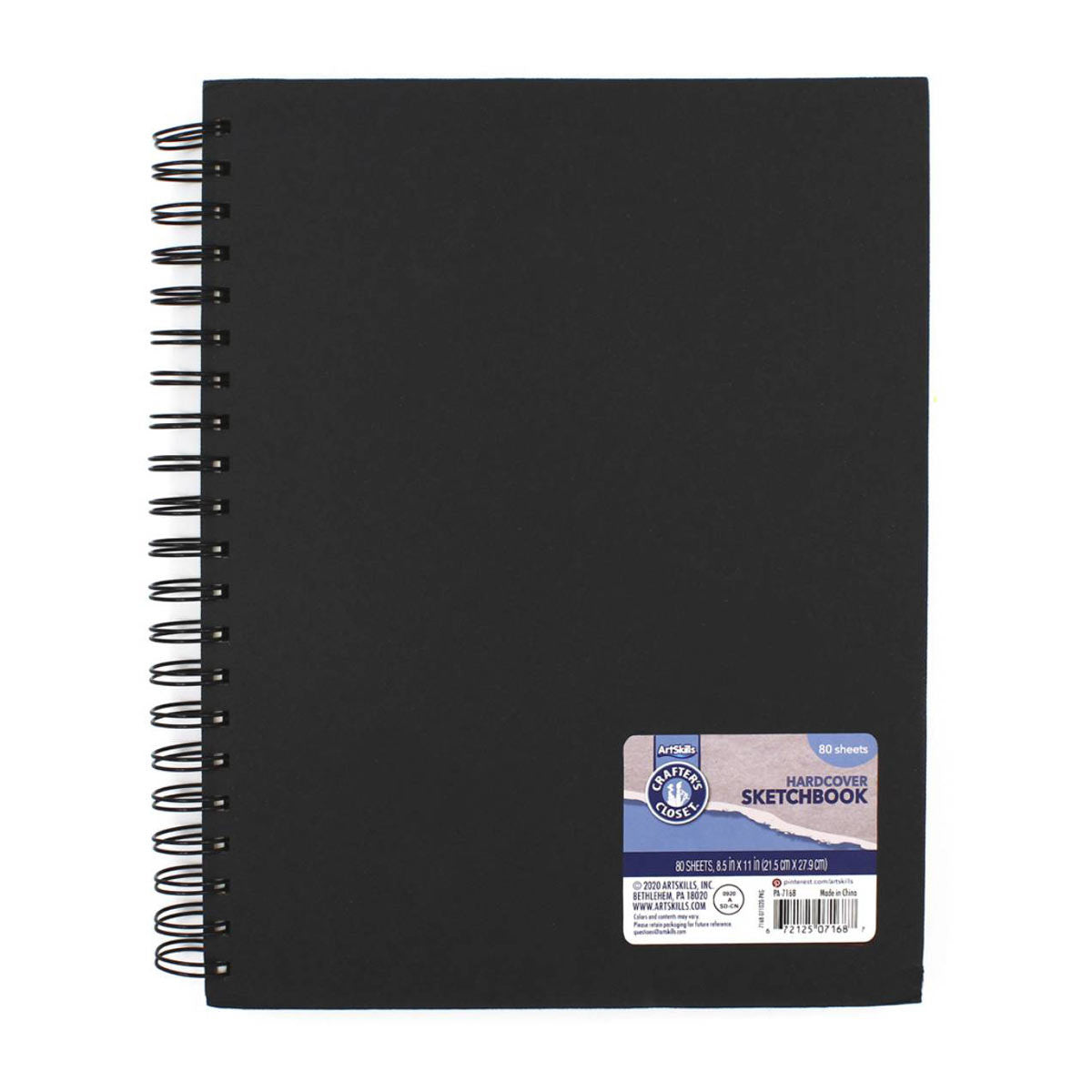 Crafter's Closet Hardcover Sketchbook, 80 Sheets