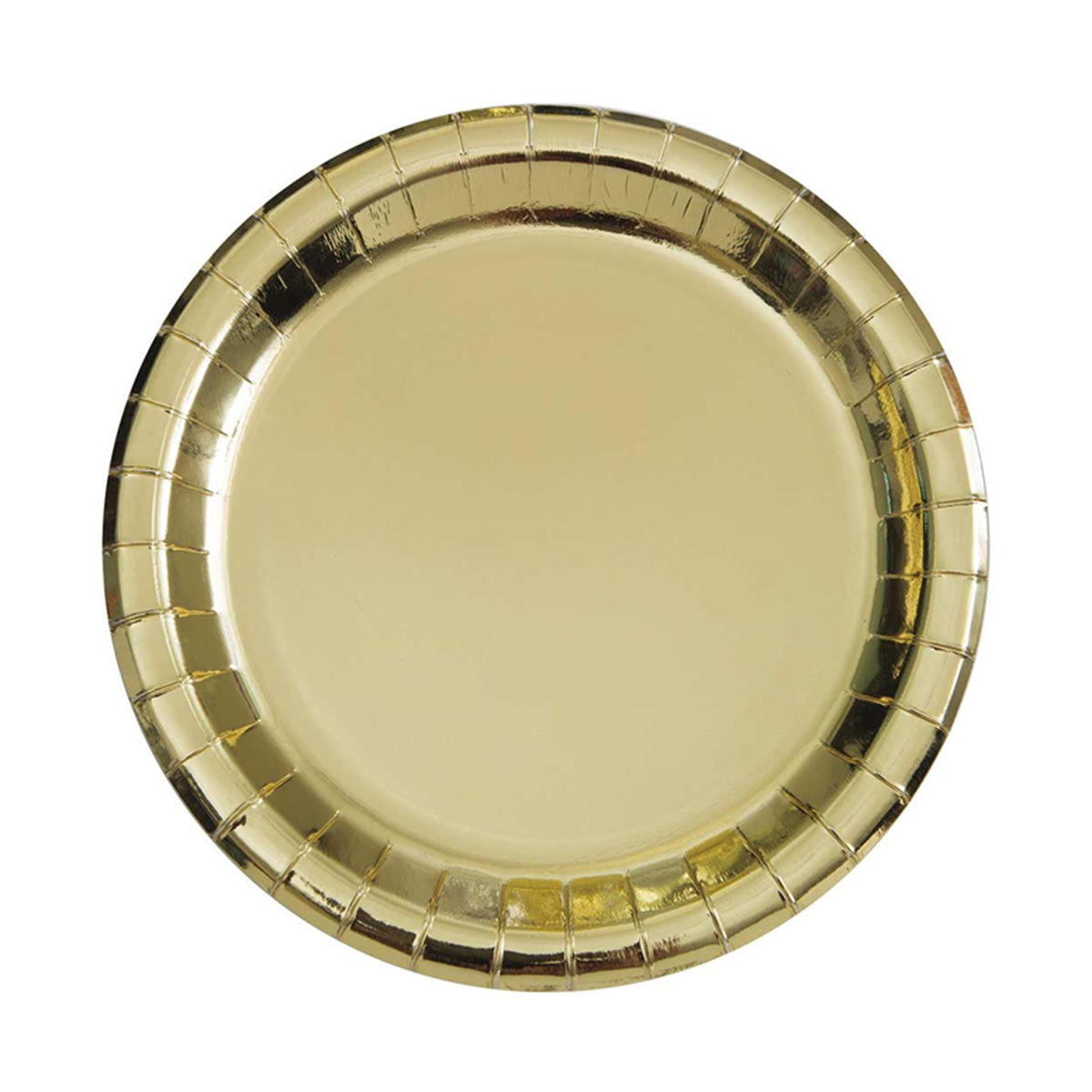 321 Party! 9" Foil Gold Party Plates, 10 ct