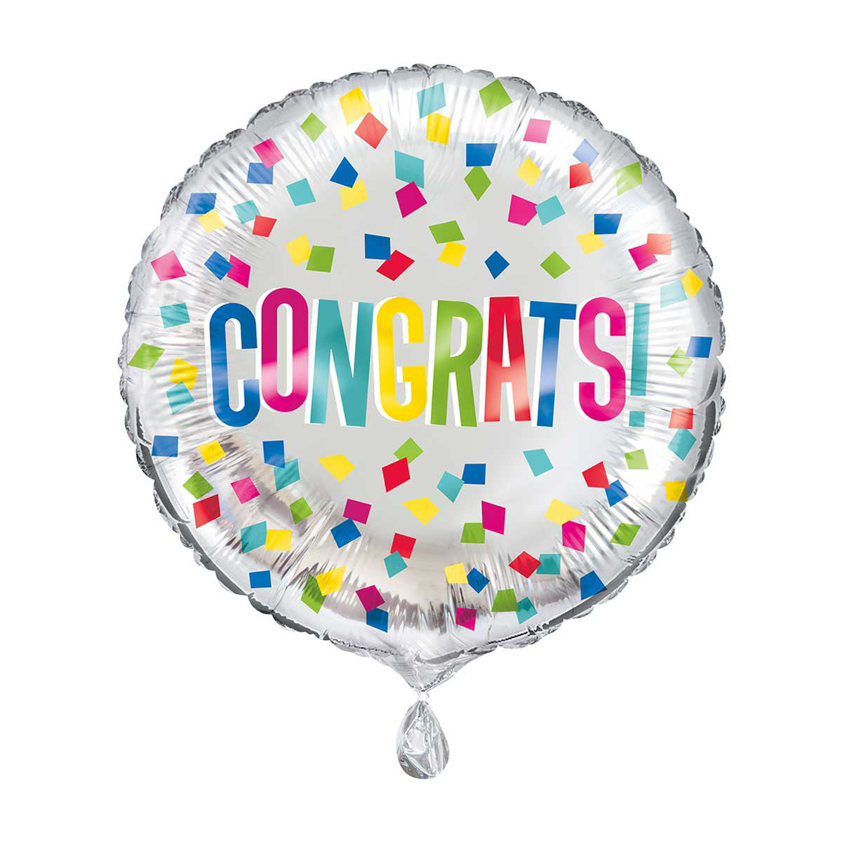 321 Party! 17" Confetti "Congrats" Balloon