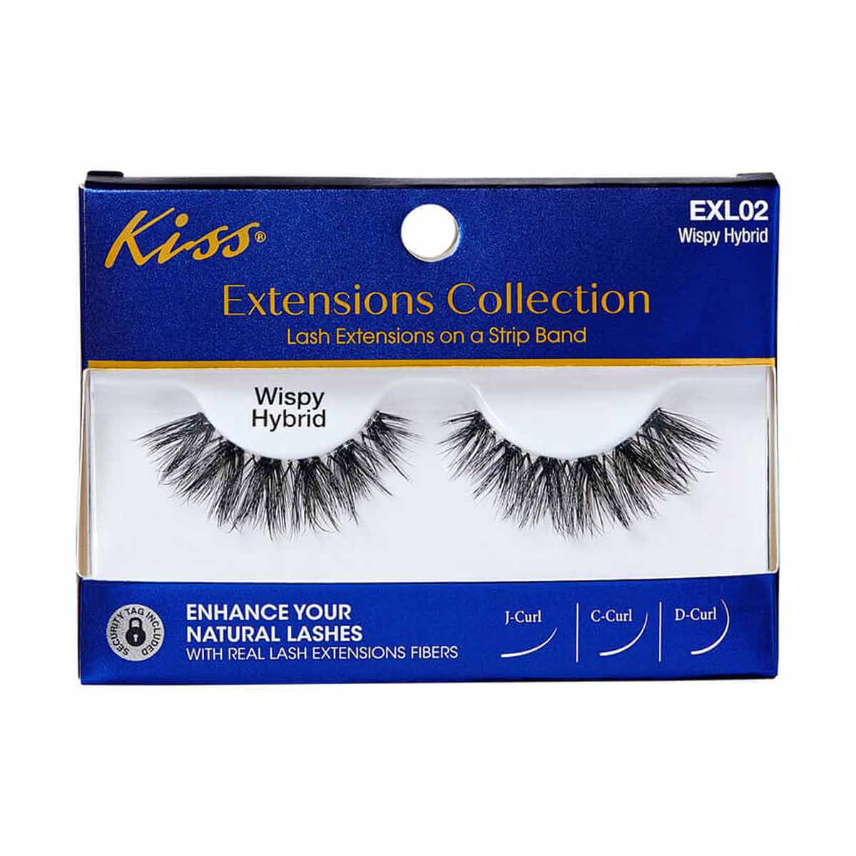 Kiss Extensions Collection Eyelashes - Wispy Hybrid