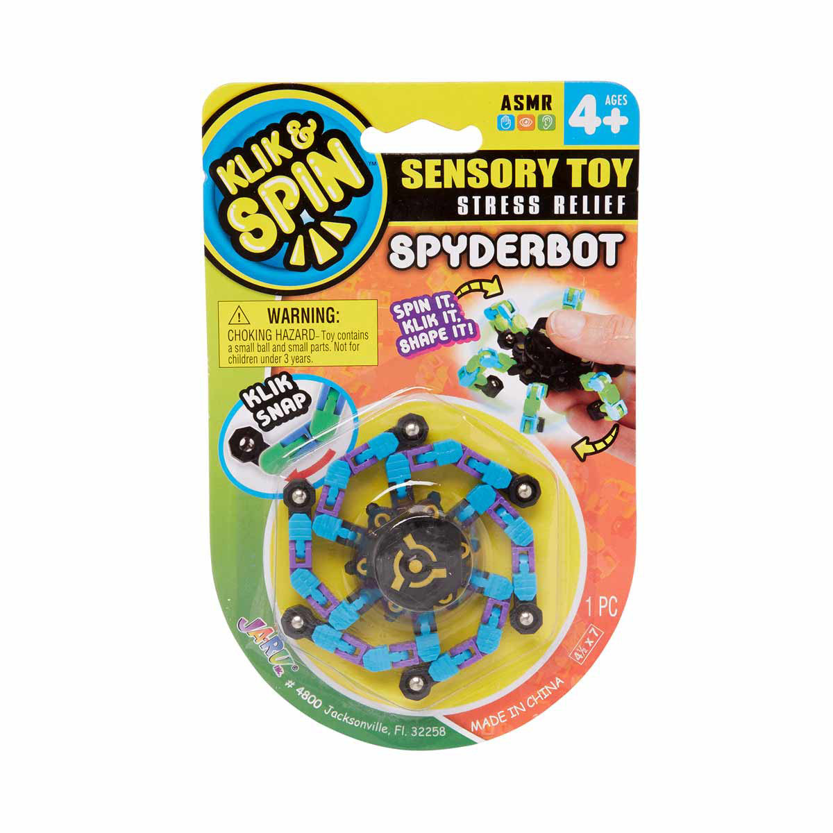 Klik & Snap Fidget Chain Sensory Toy, Assorted