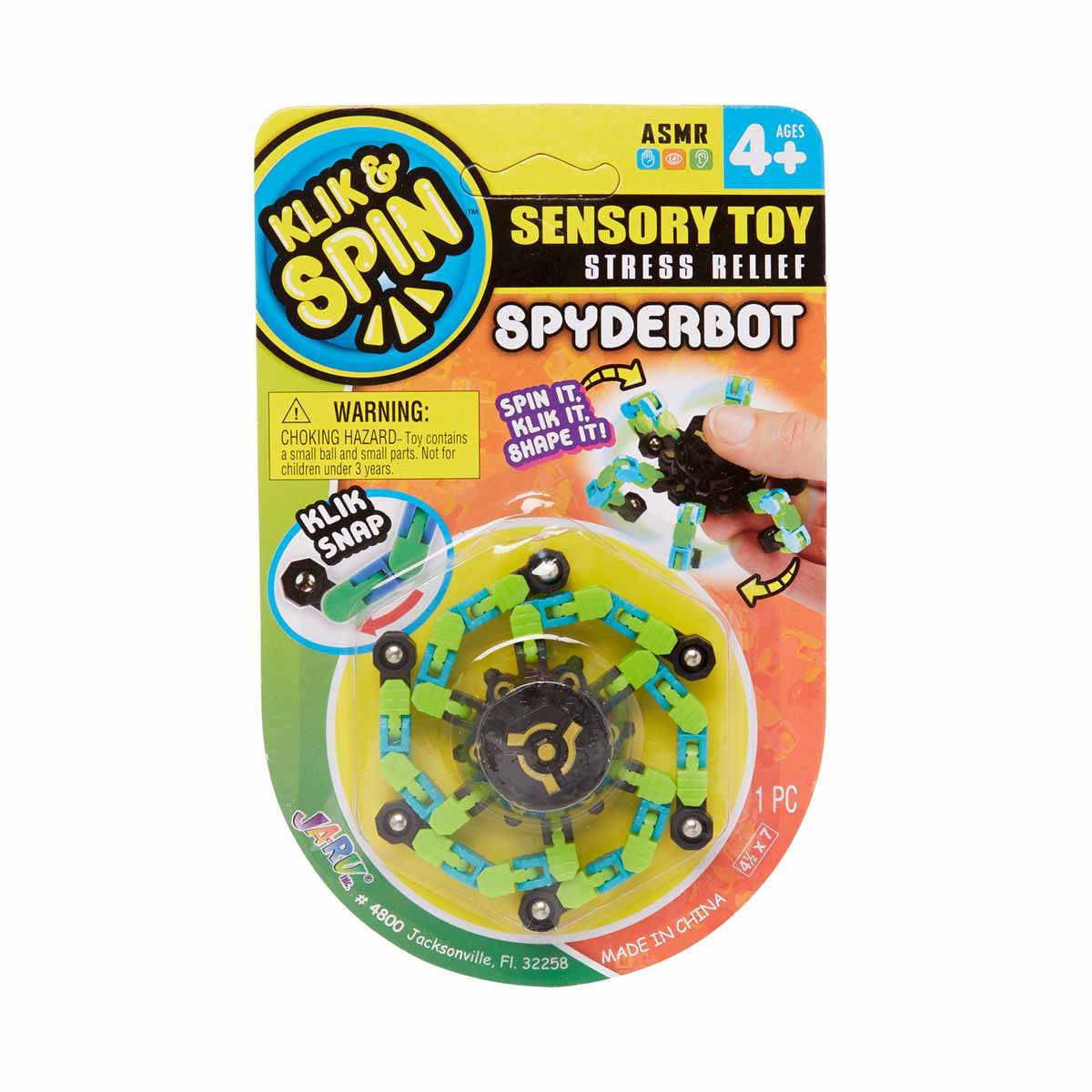 Klik & Snap Fidget Chain Sensory Toy, Assorted