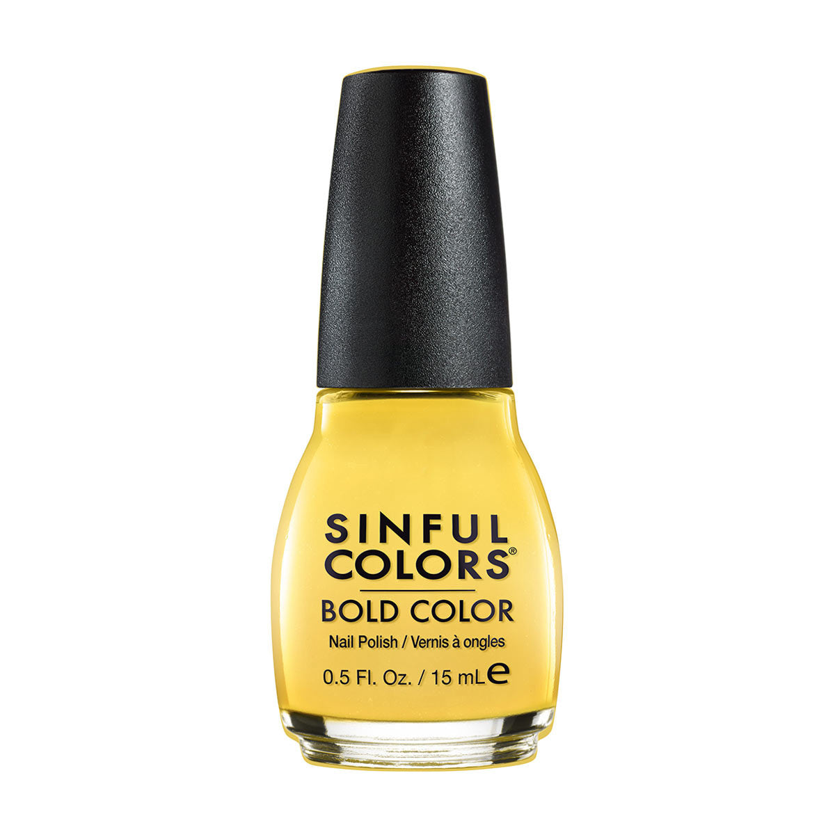 Sinful Colors Bold Color Nail Polish, 0.5 fl oz - 1598 Yolo Yellow