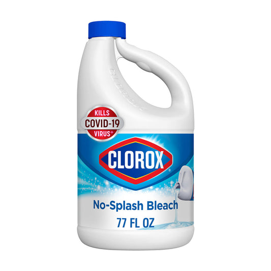 Clorox Splash-Less Bleach1, Regular, 77 fl oz