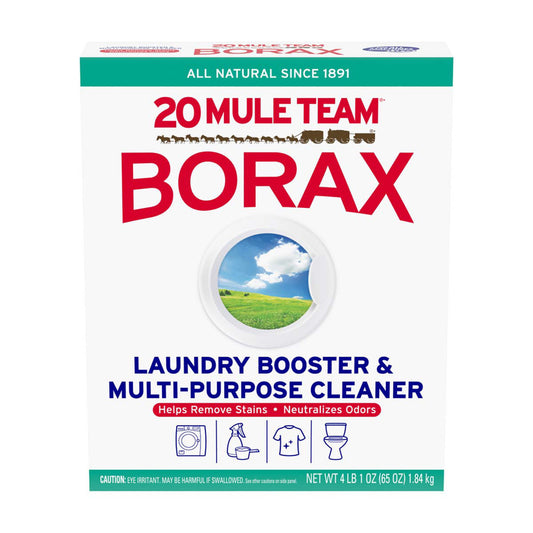 20 Mule Team Borax Laundry Detergent Booster & Multi-Purpose Household Cleaner, 65 oz