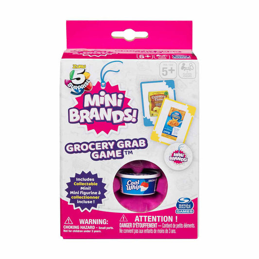 Zuru 5 Surprise Mini Brands Licensed Card Game, Assorted