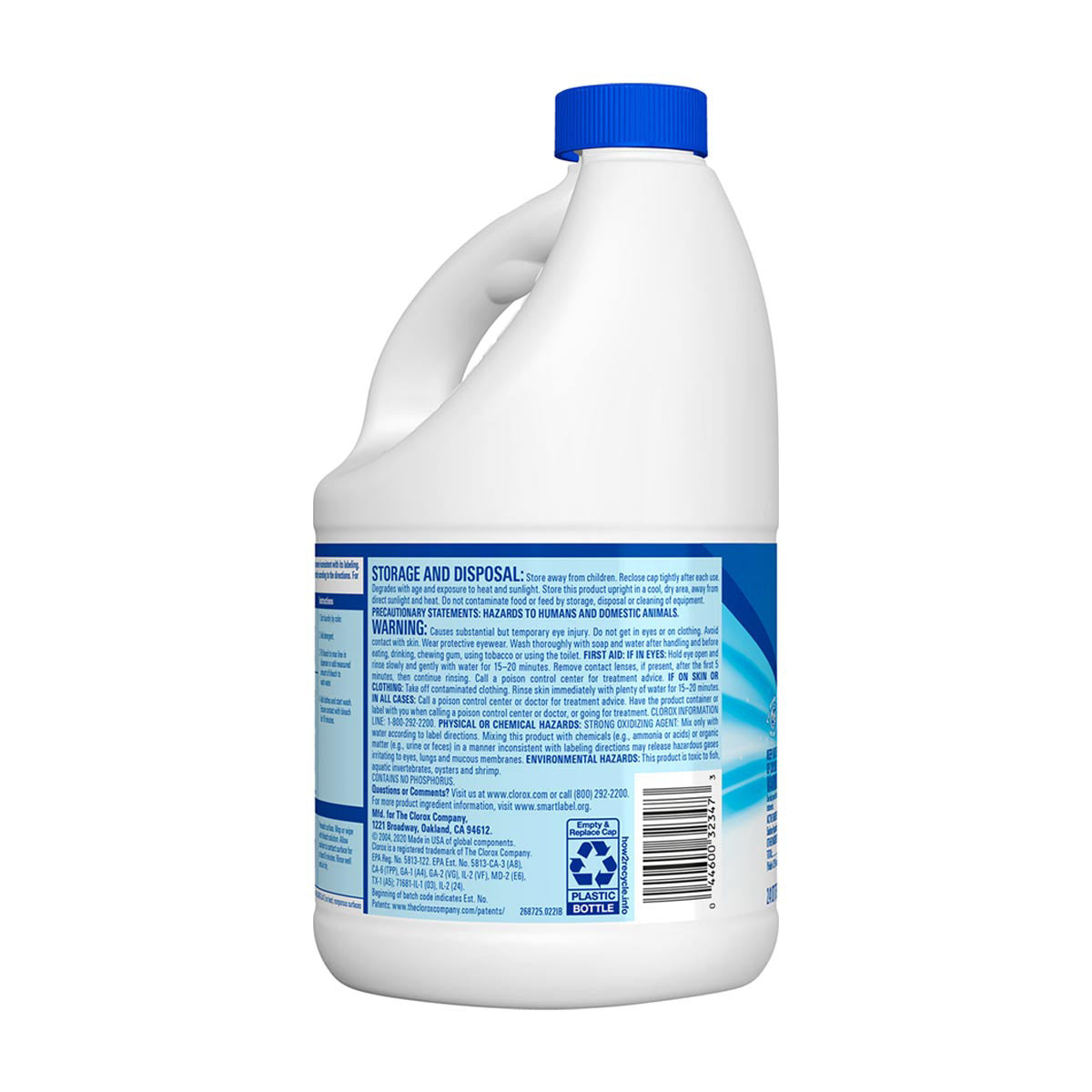 Clorox Splash-Less Bleach1, Regular, 77 fl oz