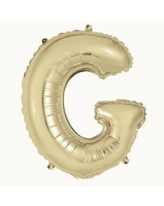 321 Party! 14" Foil Gold "G" Letter Balloon