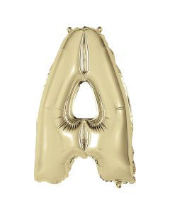 321 Party! 14" Foil Gold "A" Letter Balloon