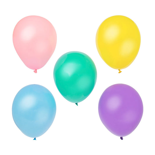 321 Party! 12" Latex Pastel Balloons, 72 ct