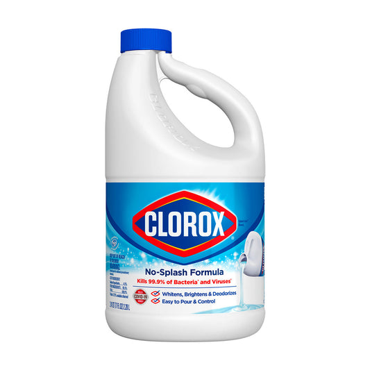 Clorox Splash-Less Bleach1, Regular, 77 fl oz