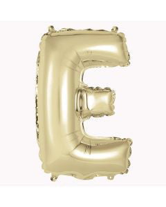 321 Party! 14" Foil Gold "E" Letter Balloon