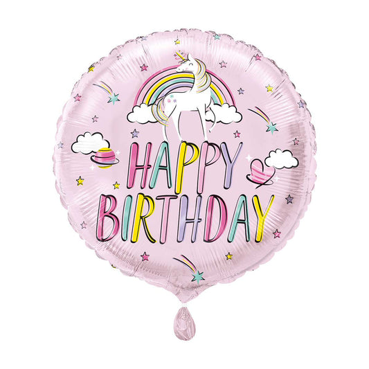 321 Party! 17" Starry Unicorns Balloon