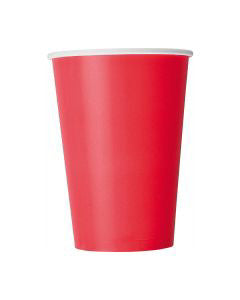 321 Party! 12 oz Red Paper Cups, 10 ct