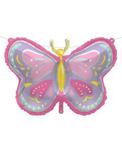 321 Party! 26" Giant Foil Butterfly Balloon