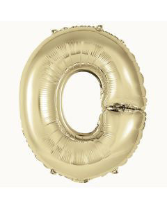 321 Party! 14" Foil Gold "O" Letter Balloon