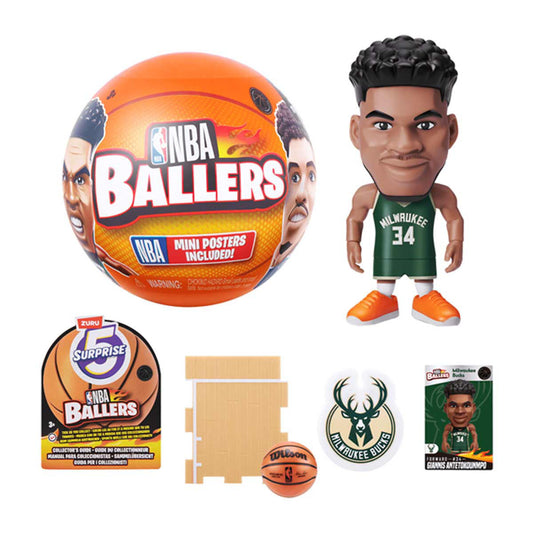 Zuru 5 Surprise NBA Ballers Collectible Figure, Assorted
