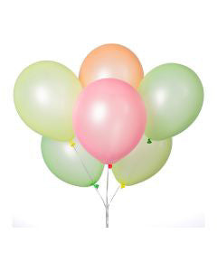 321 Party! 12" Latex Neon Balloons, 10 ct