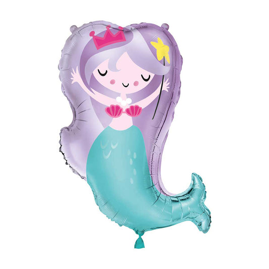 321 Party! 29" Giant Foil Mermaid Balloon
