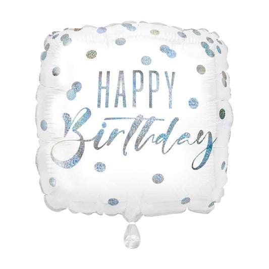 321 Party! 17" Foil Elegant Polka Dot Birthday Balloon