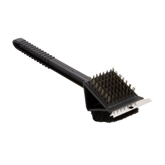 3 in 1 Grill Cleaning Brush, Black