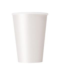 321 Party! 12 oz White Paper Cups, 10 ct